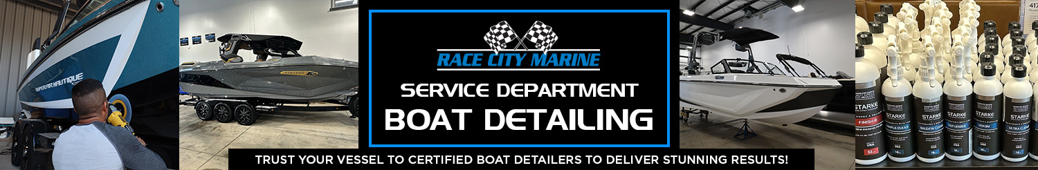 Boat detailing by Race City Marine certified detailers